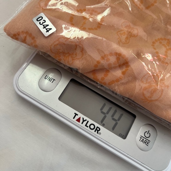 Looney Tunes Peach Graphic Mesh Bell bottom cinched waist Y2K Pants L - Picture 10 of 12